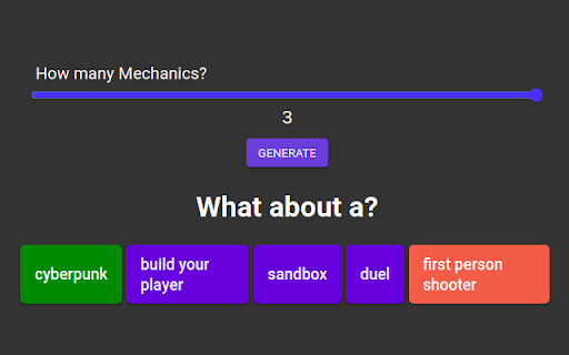 Game Idea Generator