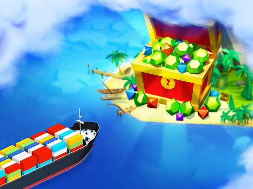 Code Triche Sea Port: Jeu de Simulation D'Empire Maritime APK MOD 6