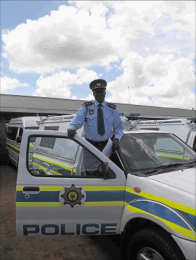 High alert: Free State provincial commissioner Kehla Sithole during the official handing over of 69 cars. PHOTO:NTWAAGAE SELEKA