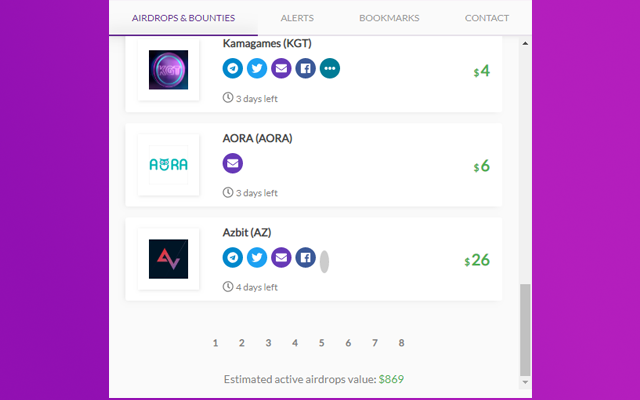 Crypto Airdrops & Bounties Preview image 6
