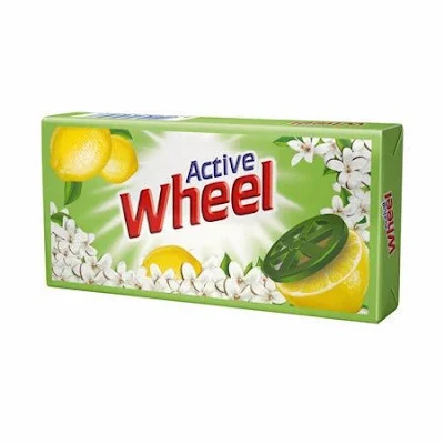 Active Wheel Wheel Detergent Bar - Active Blue - 115 gm