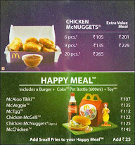 McDonald's, McDelivery menu 5