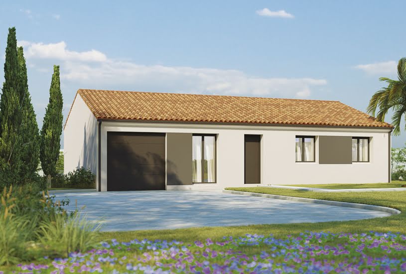  Vente Terrain + Maison - Terrain : 950m² - Maison : 99m² à L'Aiguillon-sur-Vie (85220) 