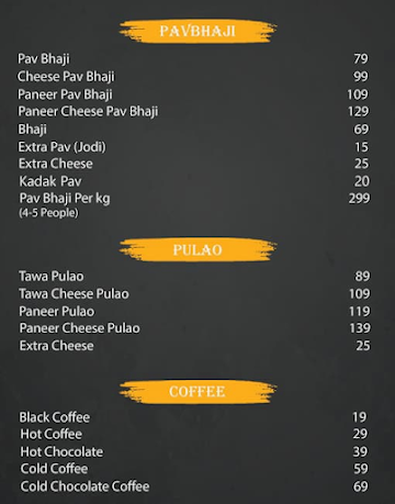 PAVBHAJI STATION menu 