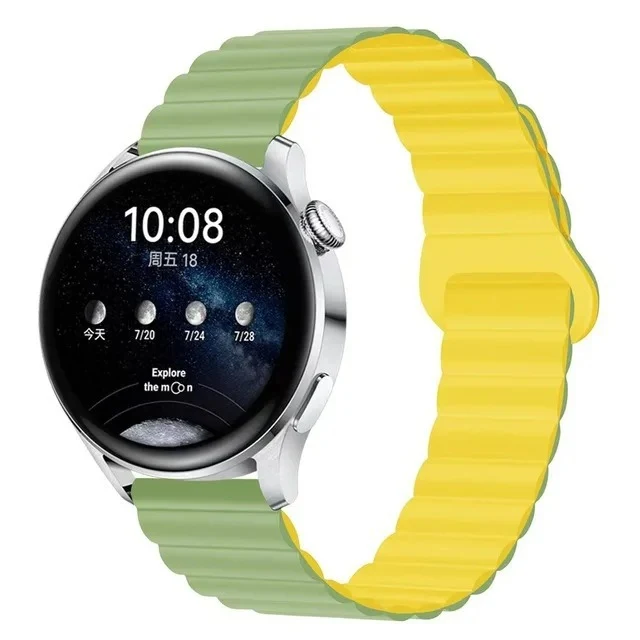 Bracelet de montre magnétique en silicone GT43 Loop — Ajustement sûr et confortable, facile à installer et à retirer, idéal pour un usage quotidien.