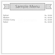 Nagina Hotel menu 1