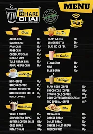 The Bihari Chai menu 2