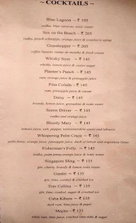 Lanai menu 1