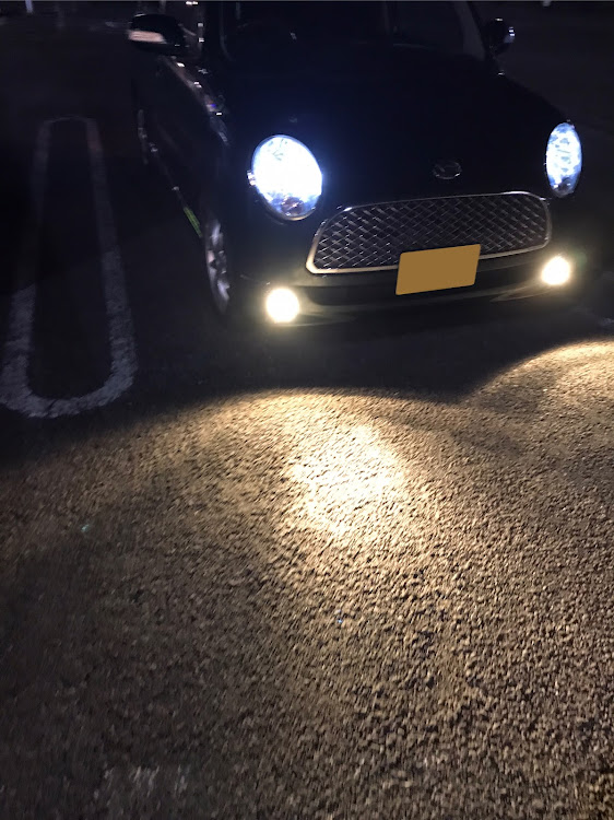 ミラジーノのミラジーノ・ミラジーノ l650s・フォグランプ・イエローフォグに関するカスタム事例の投稿画像2枚目