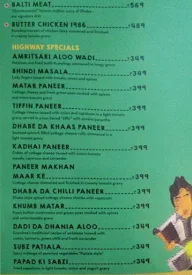 Dhaba - Estd 1986 Delhi menu 6