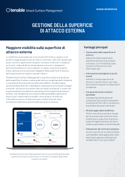 Scheda informativa di Tenable Attack Surface Management