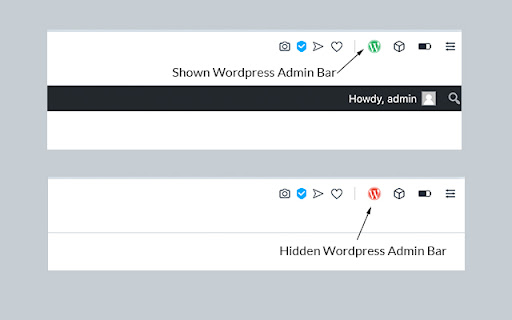 Wordpress Admin Bar Toggle