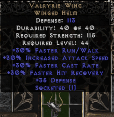 Diablo 2 1.08 Valkyrie Wing