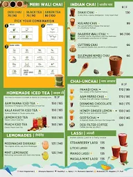 Chaayos Chai+Snacks=Relax menu 3