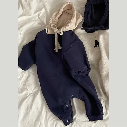 Title 2, New Childrens Hooded Bodysuit Embroidered Romp...