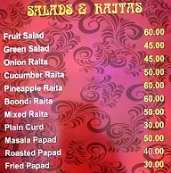 Hotel Grand Sandarshini Inn menu 2