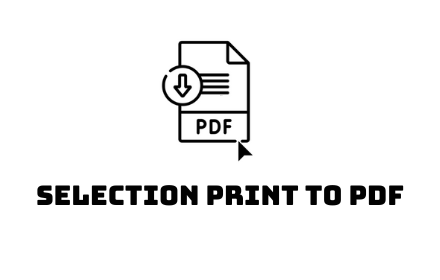 Selection Print to PDF small promo image