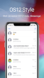 OS12 Messenger for SMS 2019 - Call app