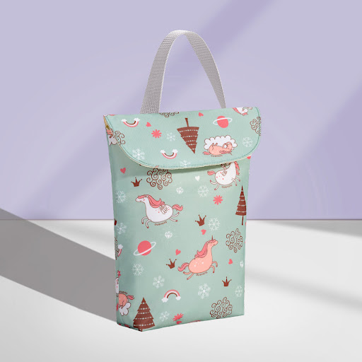 Title 8, Multifunctional Baby Diaper Storage Bag. Keep b...