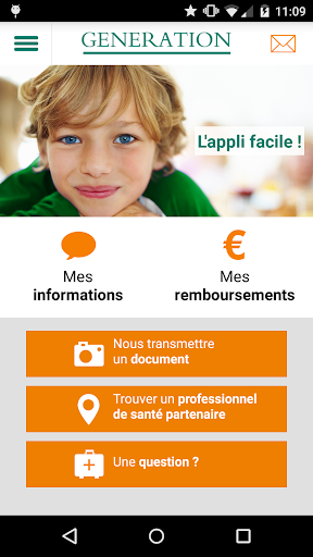 L'appli GENERATION