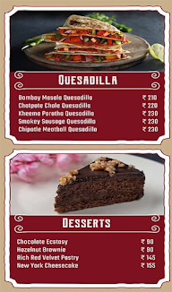 Firangi Bake menu 2