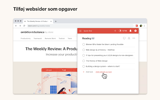 Todoist til Chrome