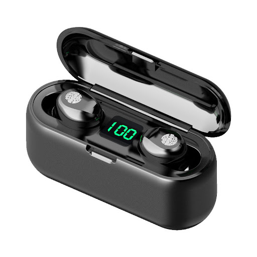 Title 1, F9 Smiley Digital Sports Mini TWS Bluetooth Hea...