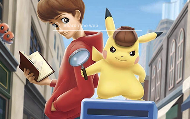 Detective Pikachu Wallpaper New Tab Theme