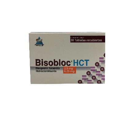 Bisoprolol + Hidroclorotiazida Bisobloc Hct 2.5Mg/6.25Mg Global Pharma