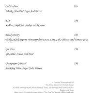 Longitude 76 - Le Méridien Kochi menu 4