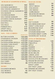 Knight's Cafe menu 3