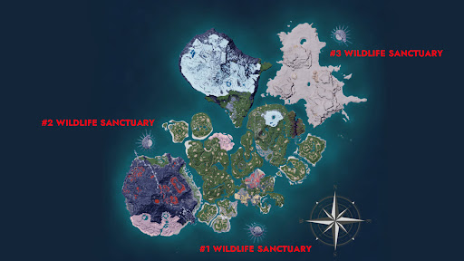 Wildlife Sanctuary Map