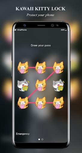 Kawaii Kitty Lock Screen Emoji - kitty wallpaper