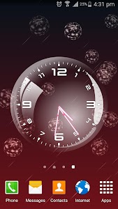 Bubble Clock Live Wallpaper screenshot 0