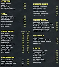 Fusion Fast Food menu 1