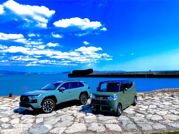 RAV4のガマフォルニア・カーキ コラボ・Nスラッシュ・岡崎城・写活に関するカスタム事例の投稿画像2枚目