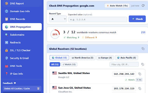 Site Health Kit – DNS Checker screenshot 3