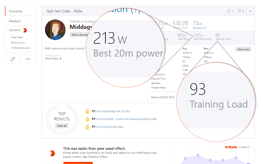 Strava Enhanced Experience