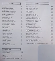 Samrat Sweets menu 1