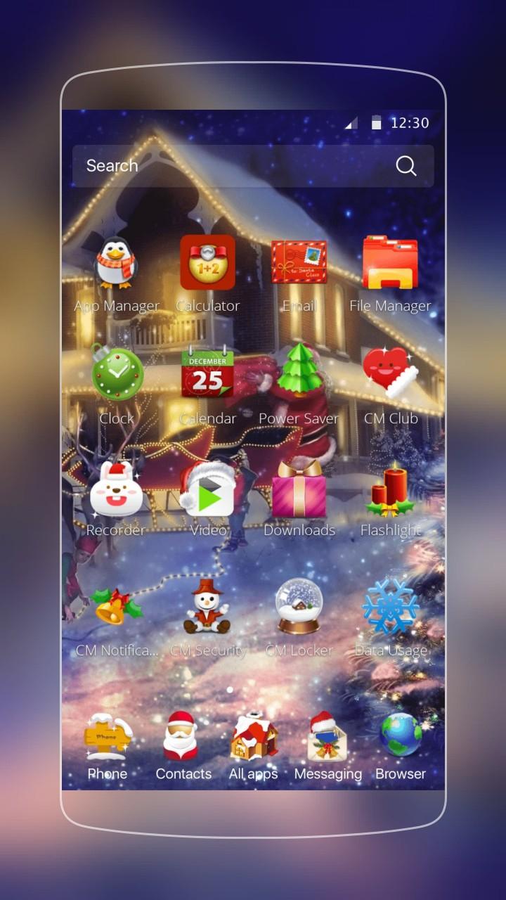 Christmas Santa Claus Theme Screen 2