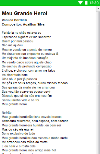 Vanilda Bordieri Letras