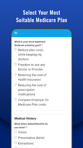 Screenshot Medicare PlanFinder®