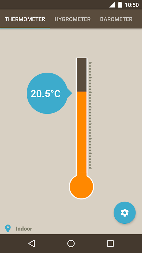 Android application Environment Monitor screenshort