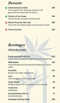 Infinit Restaurant menu 4