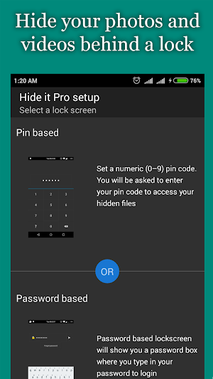 Hide Photos, Video and App Lock - Hide it Pro screenshot 0