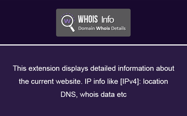 Whois Info Preview image 2