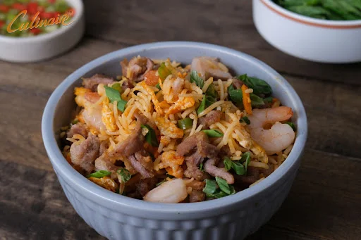 Mixed Meat Fried Rice (Shrimps, Chicken, Lamb, Egg)