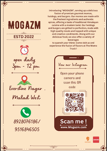 Mogazm menu 