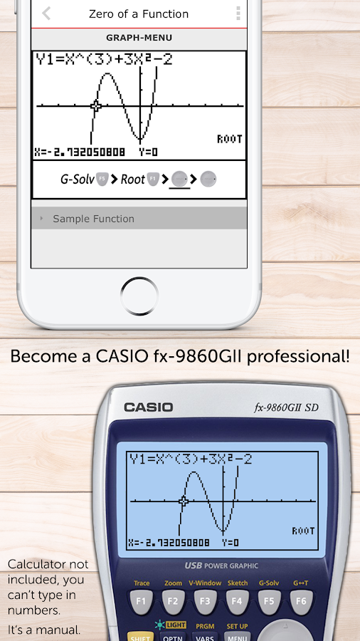 CASIO fx9860 Calculator Manual - Android Apps on Google Play