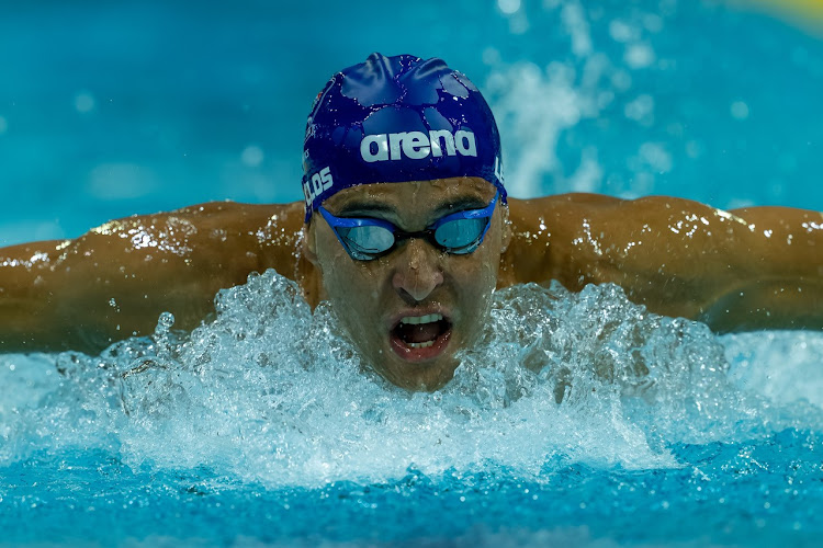 Chad Le Clos on his way to winning the 200m butterfly at the SA championships in Gqeberha on Thursday night.